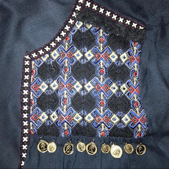 Anandas cardigan, embroidery and coin decoration - Picture 5 of 12